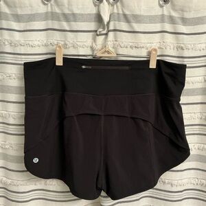 lululemon athletica Women's Black Athletic Shorts